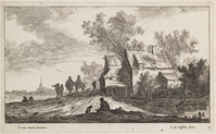 TvB G 3219
<br/>
Gebouwen aan het moeras
<br/>
<em>Visscher, Jan de (ca. 1636-na 1692)</em>